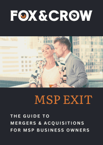 MSP Exit Planning