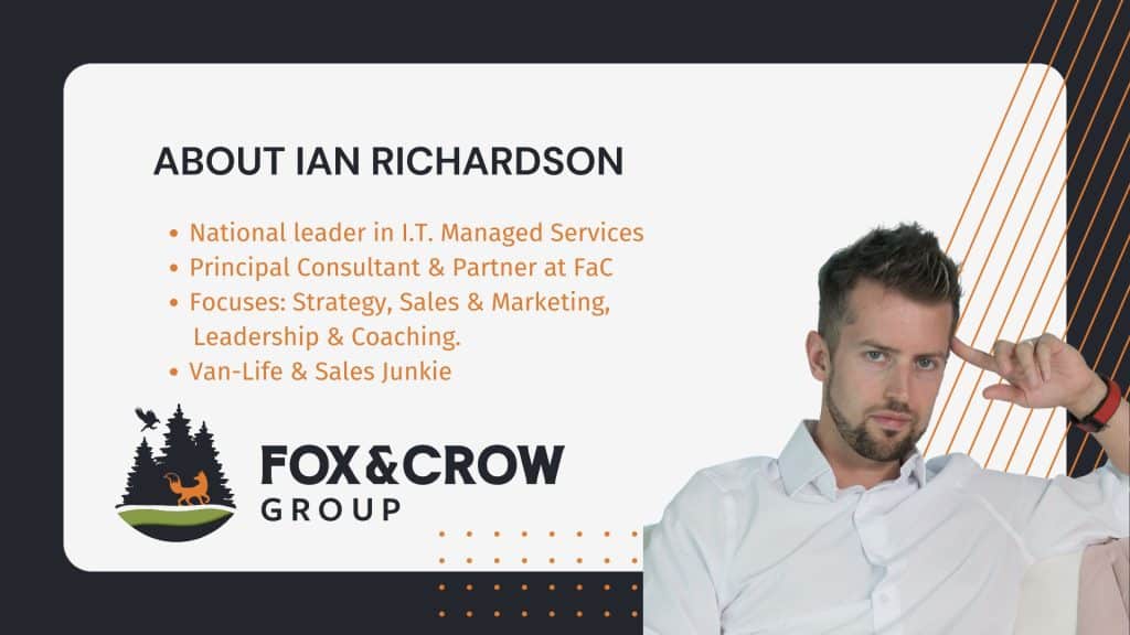 leadership transitions fox and crow group Ian Richardson bio page